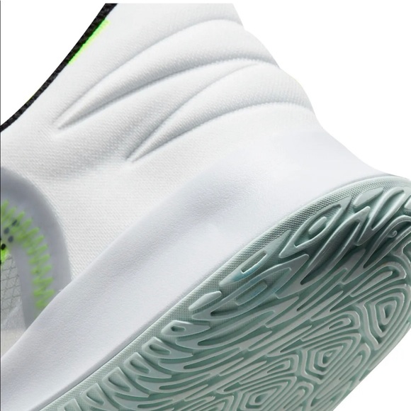 Nike Kyrie Flytrap 5 White Volt CZ4100-101 Basketball Shoes Men's Size 12 - Picture 5 of 8